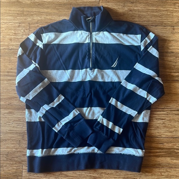 Nautica Other - Nautica Blue and Gray Zip Up Sweater